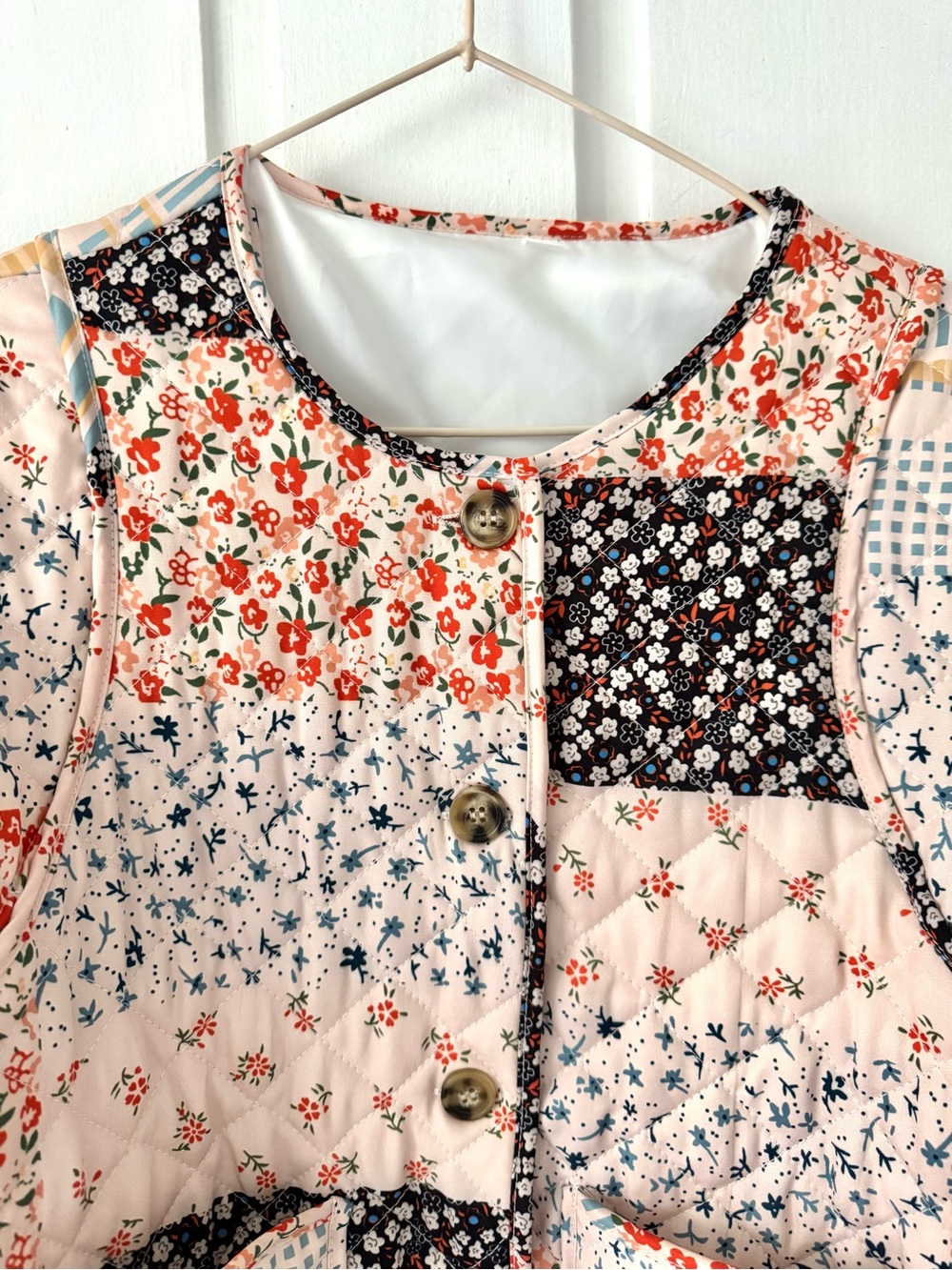 Patchwork Floral Quilted Jacket - Picture 4 of 6